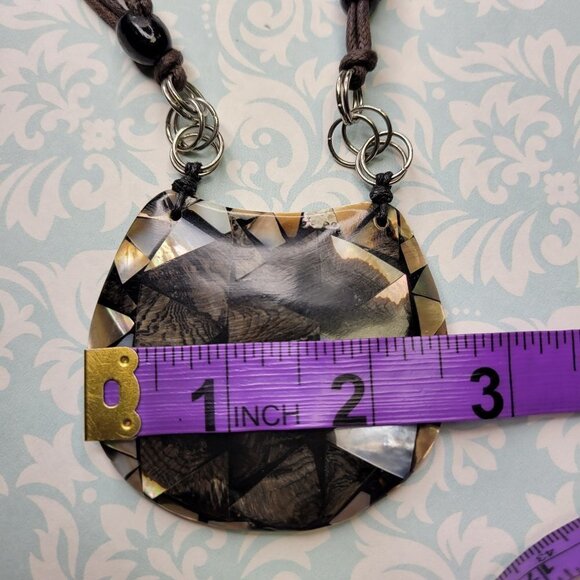 Large Fashion Pendant Necklace with Earrings Set - Picture 12 of 13